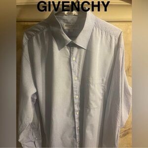 Givenchy Shirt Blue Large